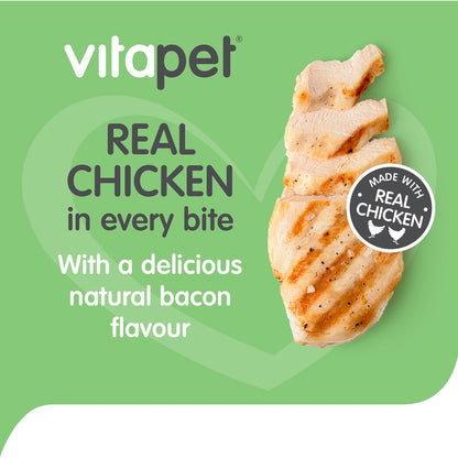 VitaPet Jerhigh Dog Treats Chicken With Bacon Flavour 400g