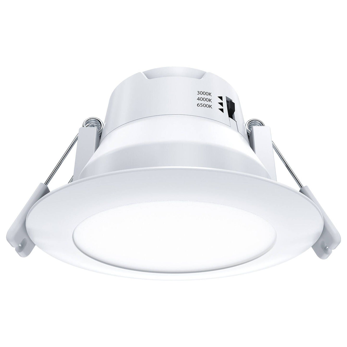 Arlec Tri Colour Dimmable LED Downlight - 6W - 107mm - White