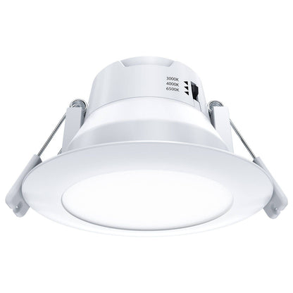 Arlec Tri Colour Dimmable LED Downlight - 6W - 107mm - White