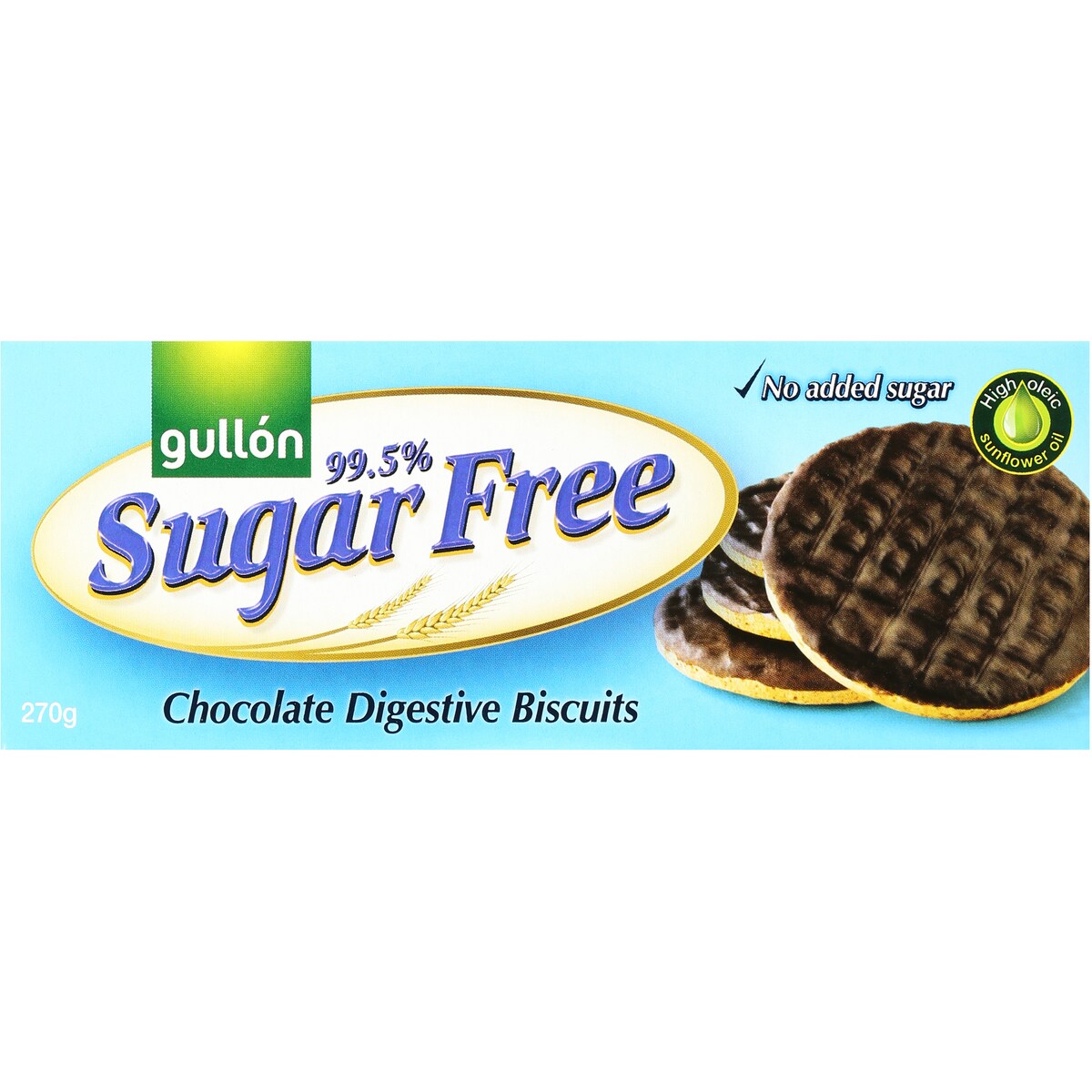 Gullon Sugar Free Digestives Chocolate each
