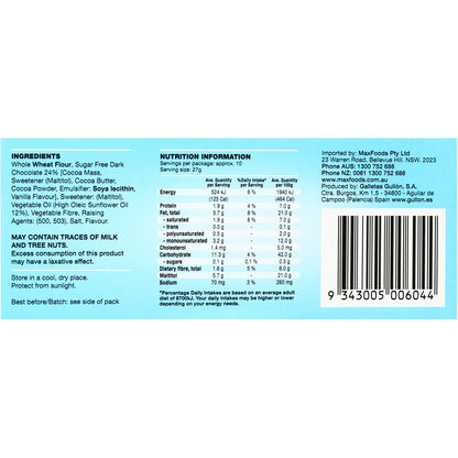 Gullon Sugar Free Digestives Chocolate each