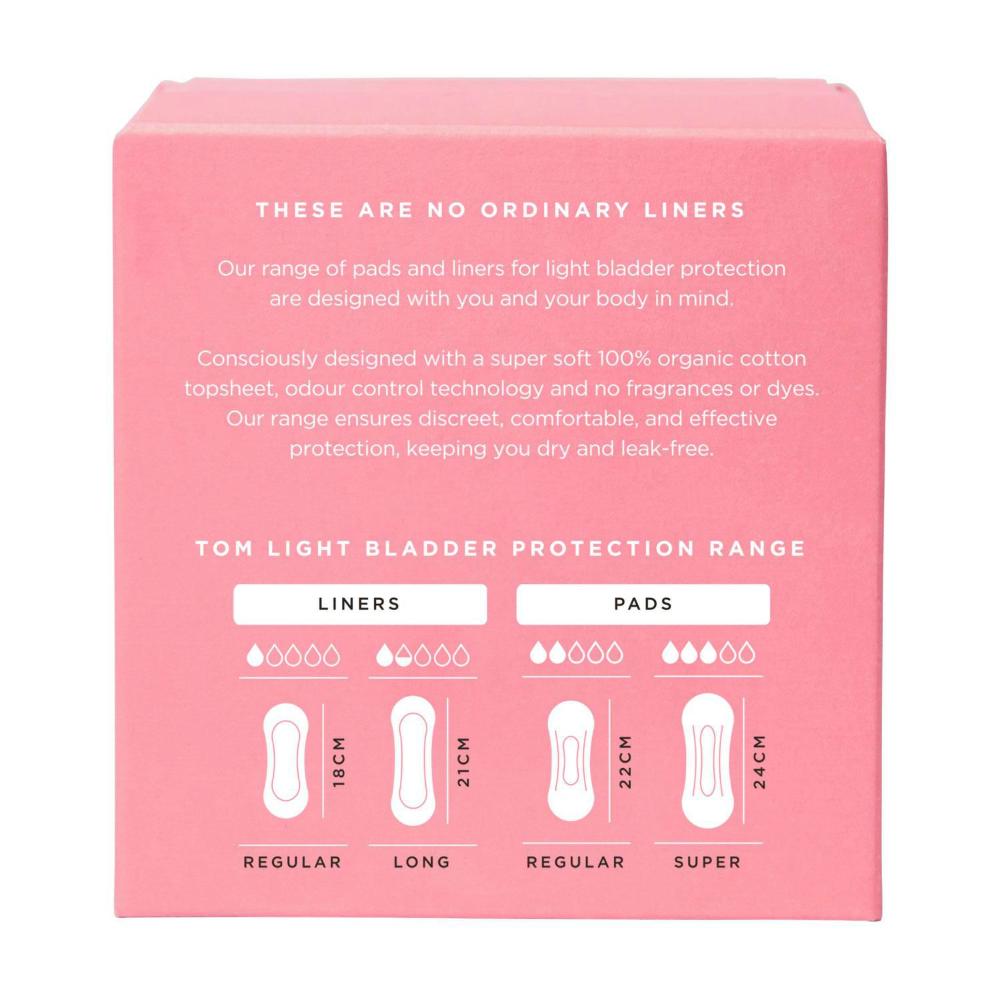 Tom Incontinence Liners Long - 20 pack
