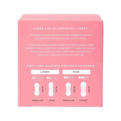 Tom Incontinence Liners Long - 20 pack