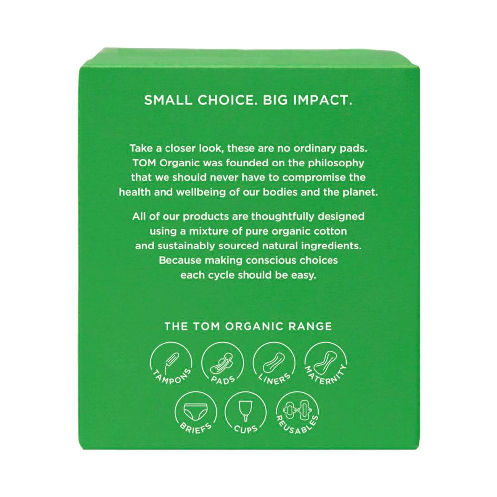 TOM Organic Pads Regular Extra Thick - 10 pack