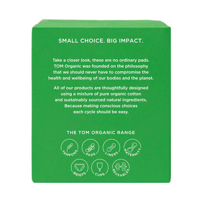 TOM Organic Pads Regular Extra Thick - 10 pack