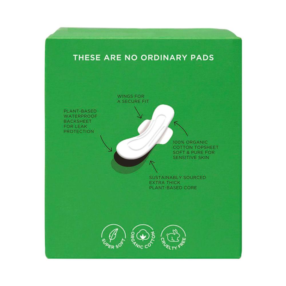 TOM Organic Pads Regular Extra Thick - 10 pack