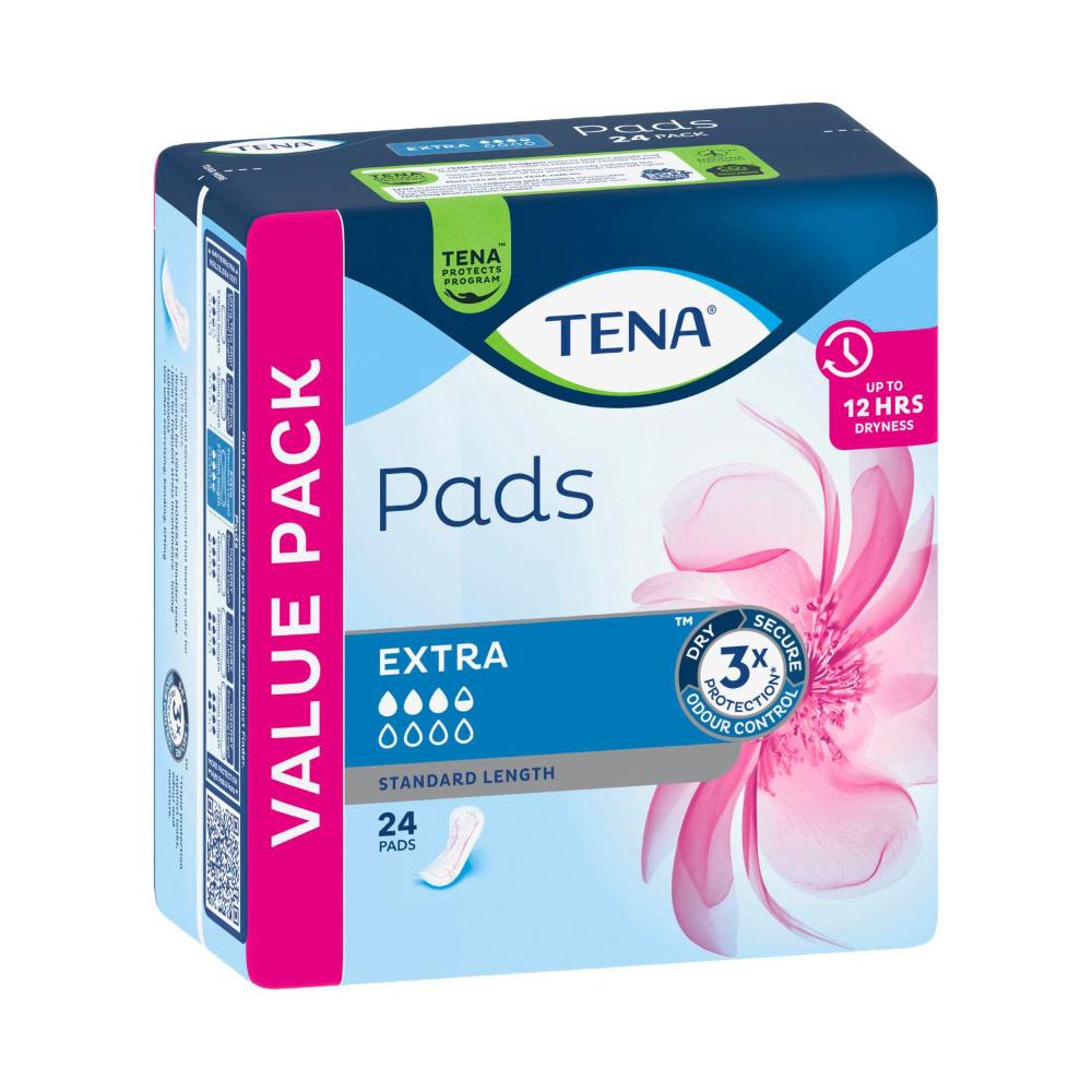 Tena Incontinence Pads Extra Value Pack - 24 pack