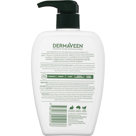Dermaveen Body Moisturiser Lotion 500ml