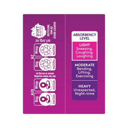 Poise Liners For Bladder Leaks Extra Light - 30 pack