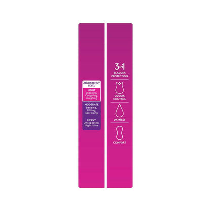 Poise Liners For Bladder Leaks Extra Long - 44 pack