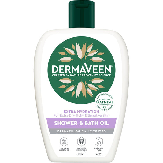 Dermaveen Body Wash Shower And Bath Oil 500ml