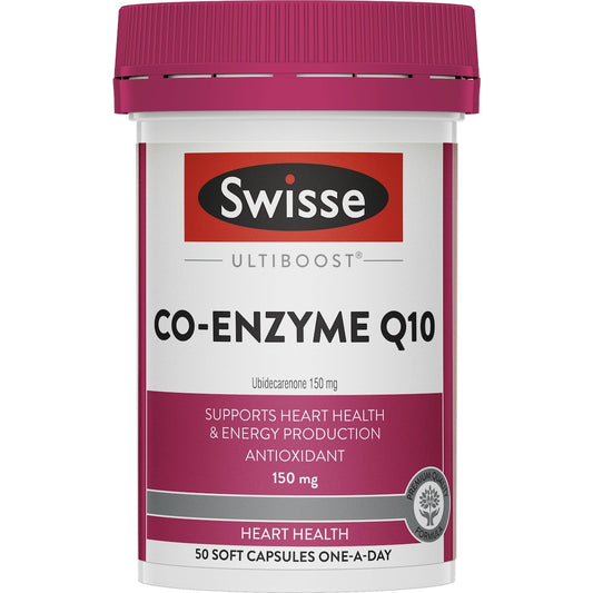 Swisse Ultiboost Co-Enzyme Q10 Soft Capsules 50 pack