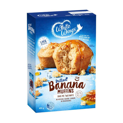 White Wings Banana Muffin Mix - 455g