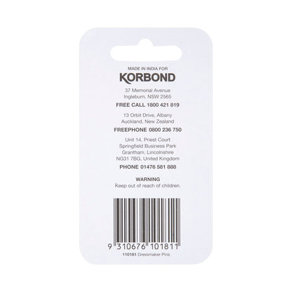 Korbond Dressmaking Pins - 1 each