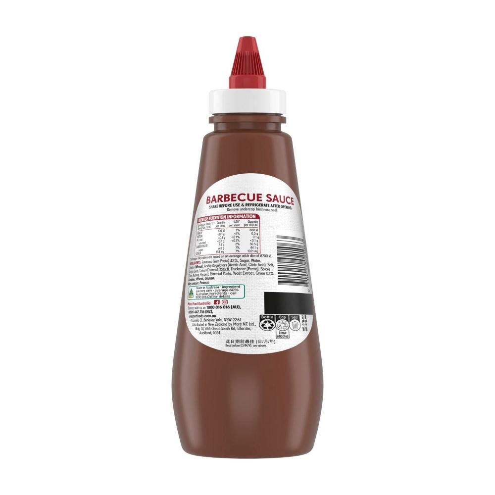 Masterfoods Squeezy Sauce Barbecue - 475mL