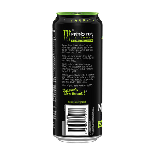 Monster Energy Drink Zero Sugar Can - 500mL