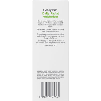Cetaphil Daily Facial Moisturiser All Skin Types 118ml