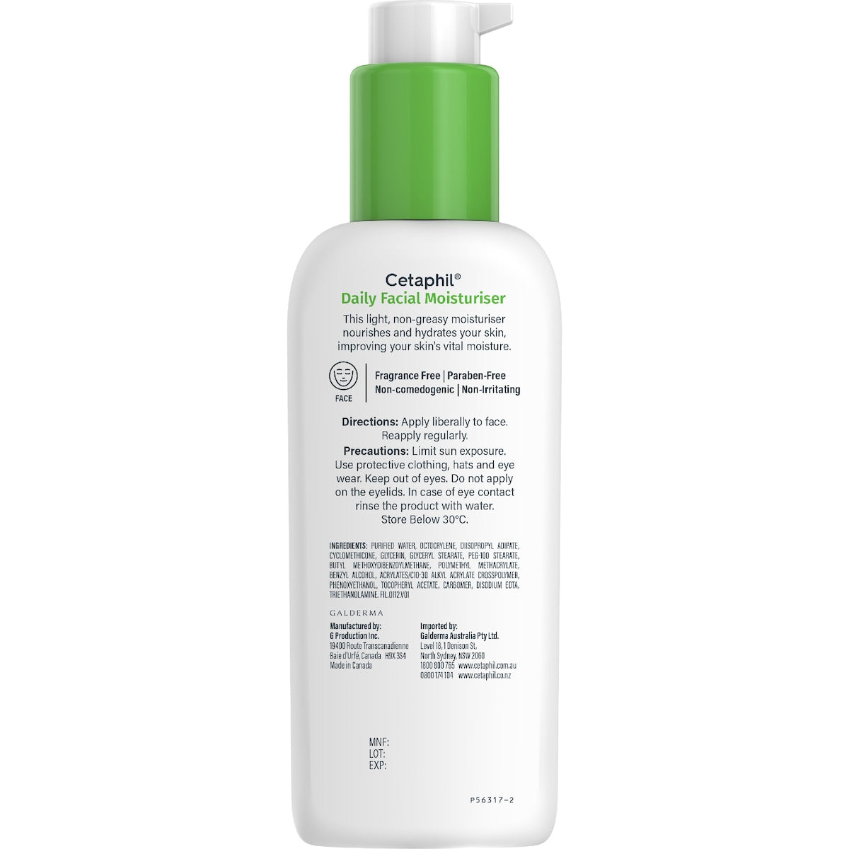 Cetaphil Daily Facial Moisturiser Spf 15 118ml