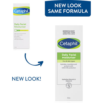 Cetaphil Daily Facial Moisturiser All Skin Types 118ml