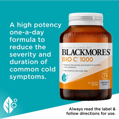 Blackmores Bio C 1000mg Tablets Support Tablets 150 pack