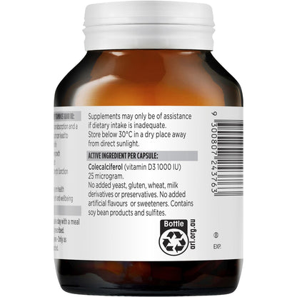 Blackmores Vitamin D3 1000IU Bone Health Immunity Capsules 200 pack