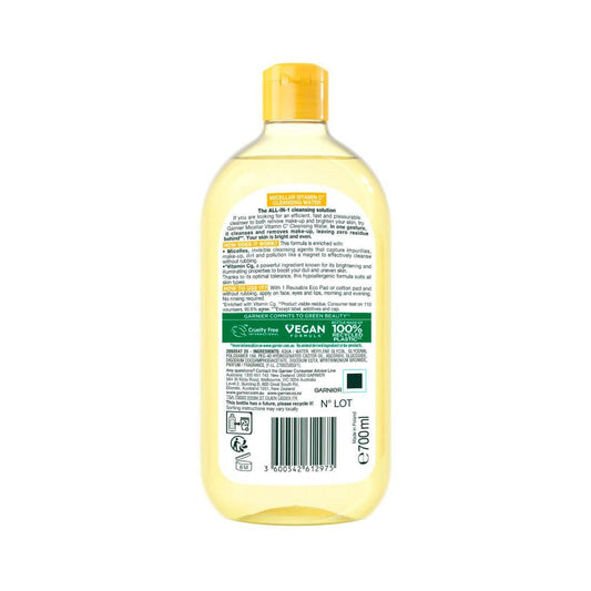 Garnier Vitamin C Micellar eansing Water - 700mL
