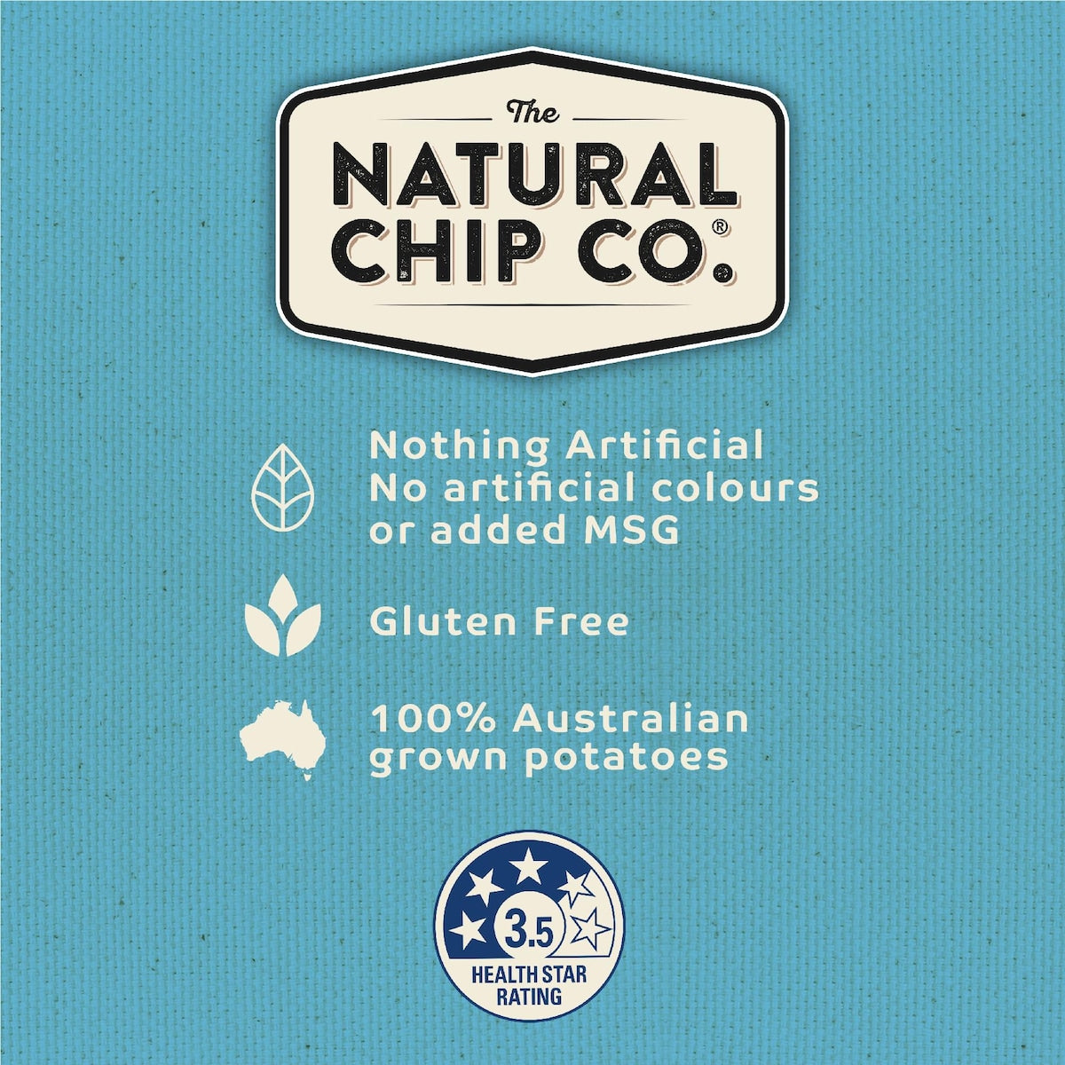 The Natural Chip Co Honey Soy Chicken Potato Chips 6 Pack