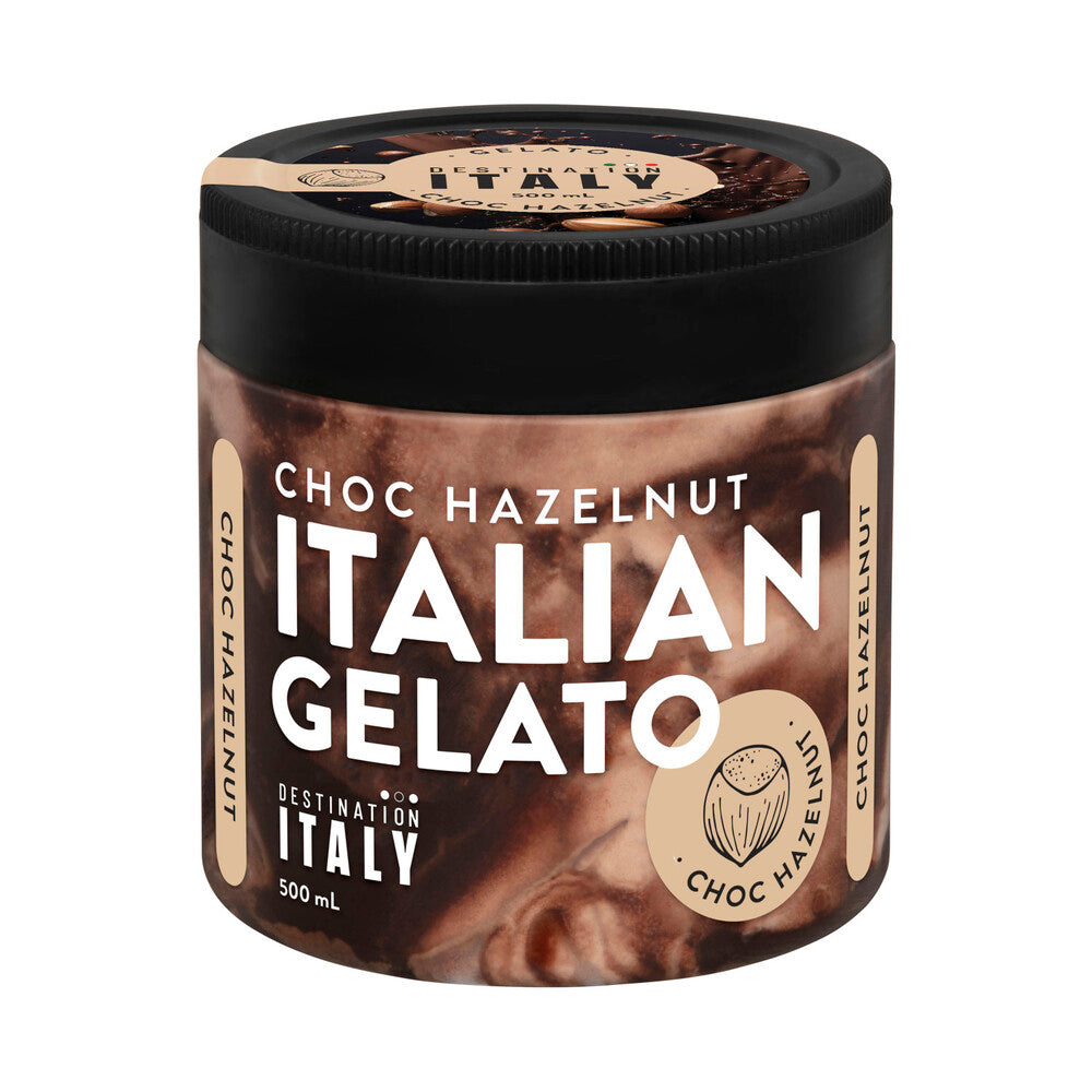 Destination Italy Chocolate Hazelnut Gelato Tub - 500mL