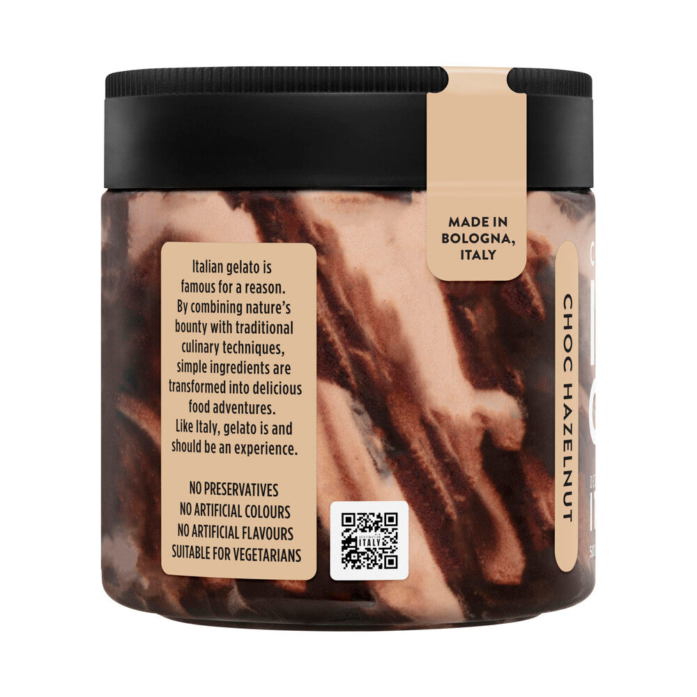 Destination Italy Chocolate Hazelnut Gelato Tub - 500mL