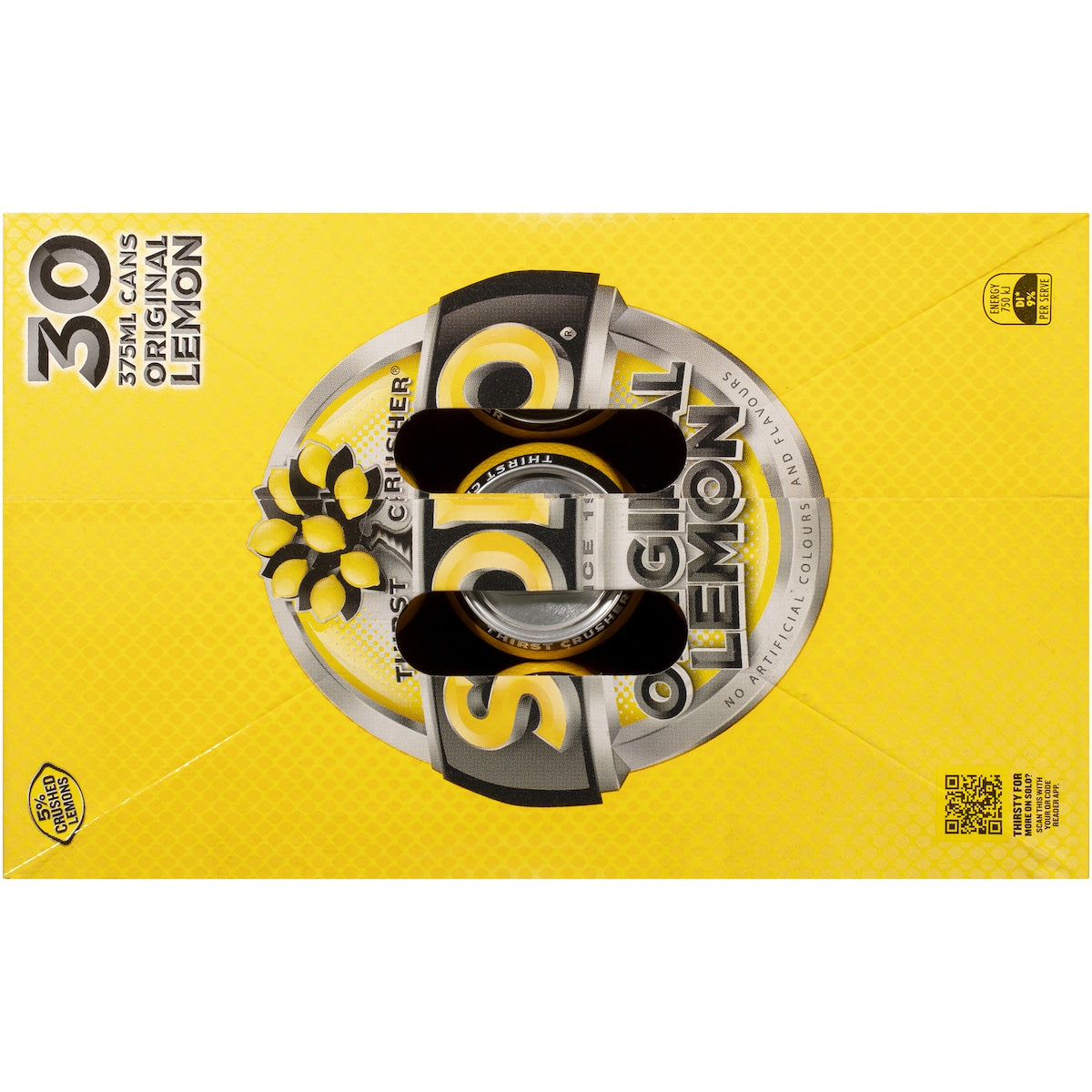 Solo Original Lemon Soft Drink Cans 375ml X 30 Pack