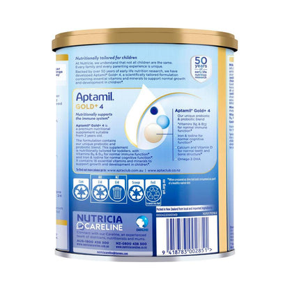 Aptamil Gold+ 4 Junior Nutritional Supplement From 2 Years - 900g