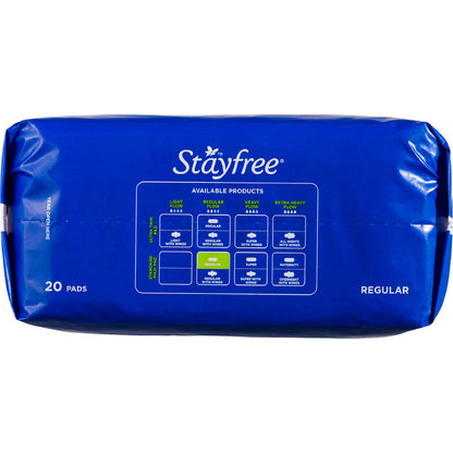 Stayfree Regular Pads No Wings 20 Pack