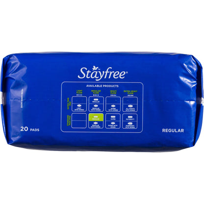 Stayfree Regular Pads No Wings 20 Pack