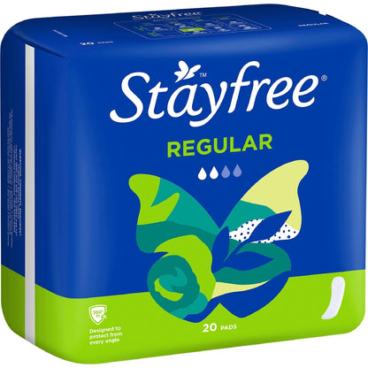 Stayfree Regular Pads No Wings 20 Pack