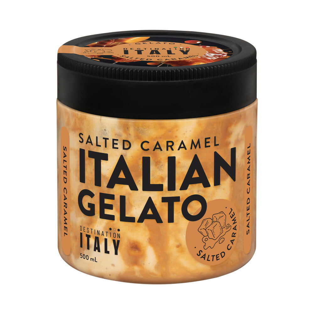 Destination Italy Salted Caramel Gelato Tub - 500mL