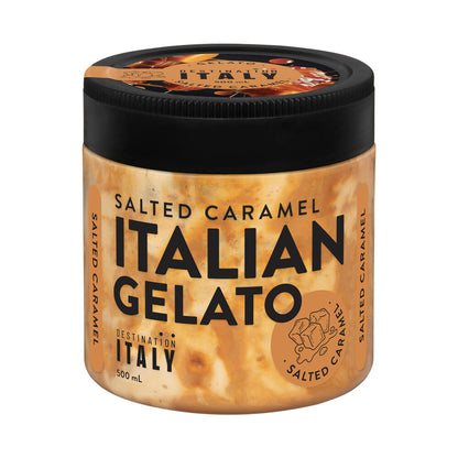Destination Italy Salted Caramel Gelato Tub - 500mL