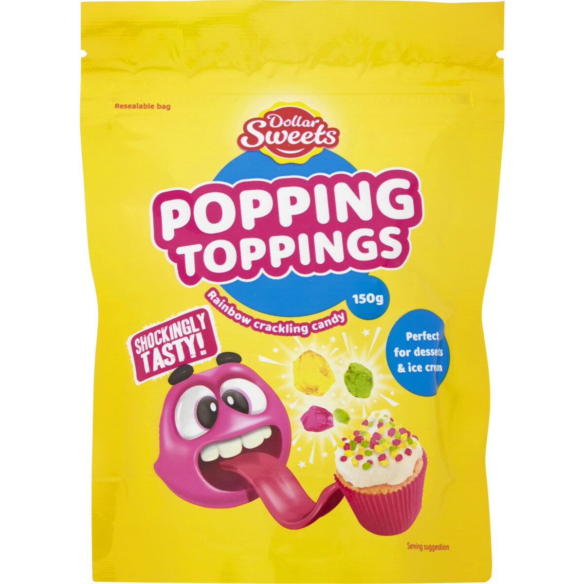 Dollar Sweets Decoration Rainbow Poppng Topping 150g