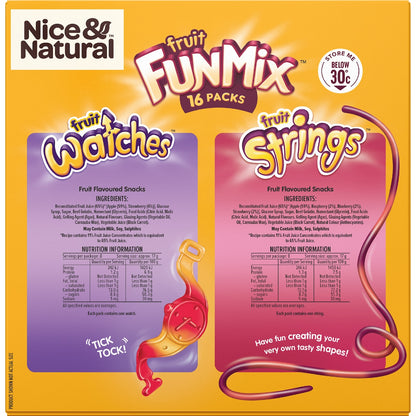 Nice & Natural Fruit Fun Mix Variety Multi 16 Pack