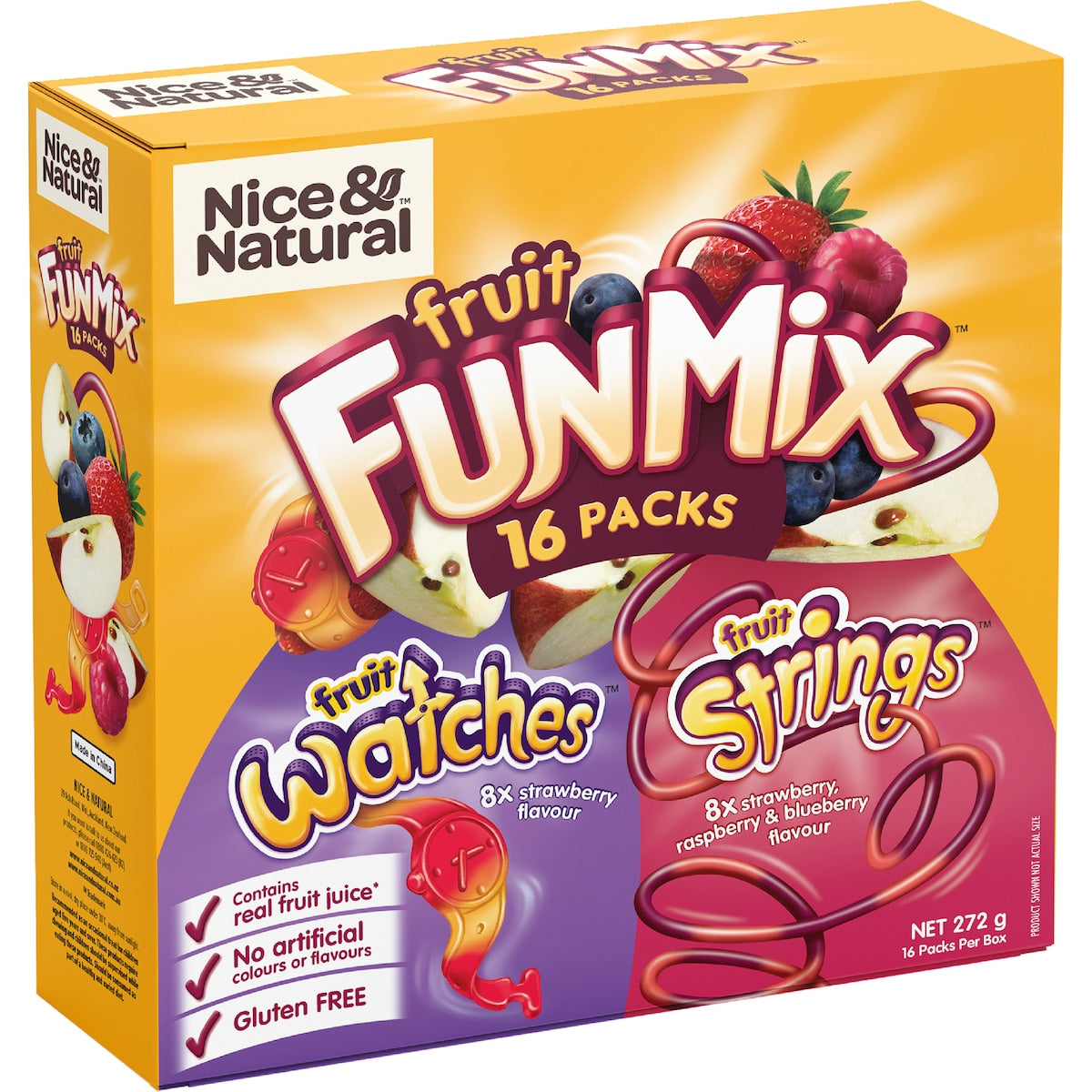 Nice & Natural Fruit Fun Mix Variety Multi 16 Pack