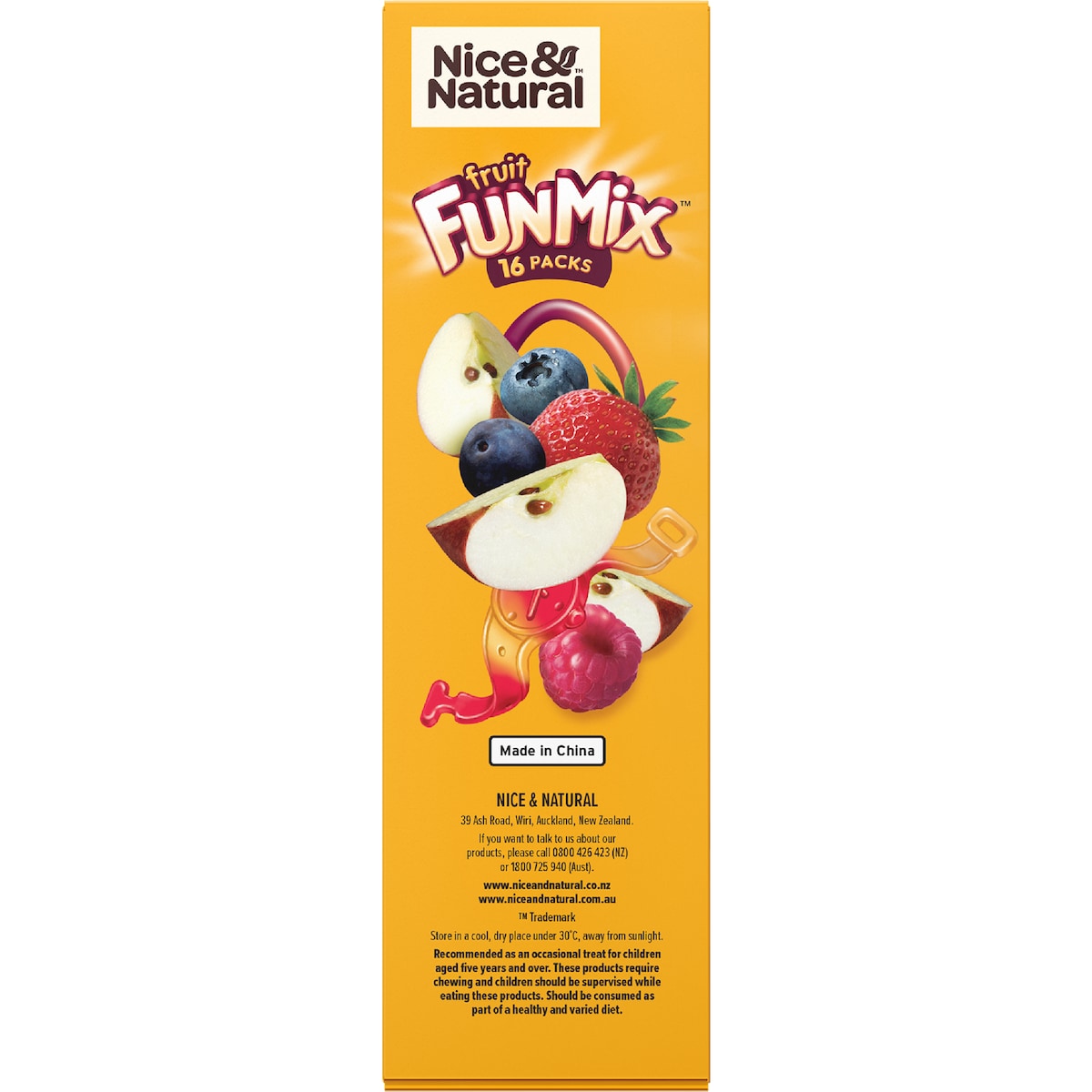 Nice & Natural Fruit Fun Mix Variety Multi 16 Pack