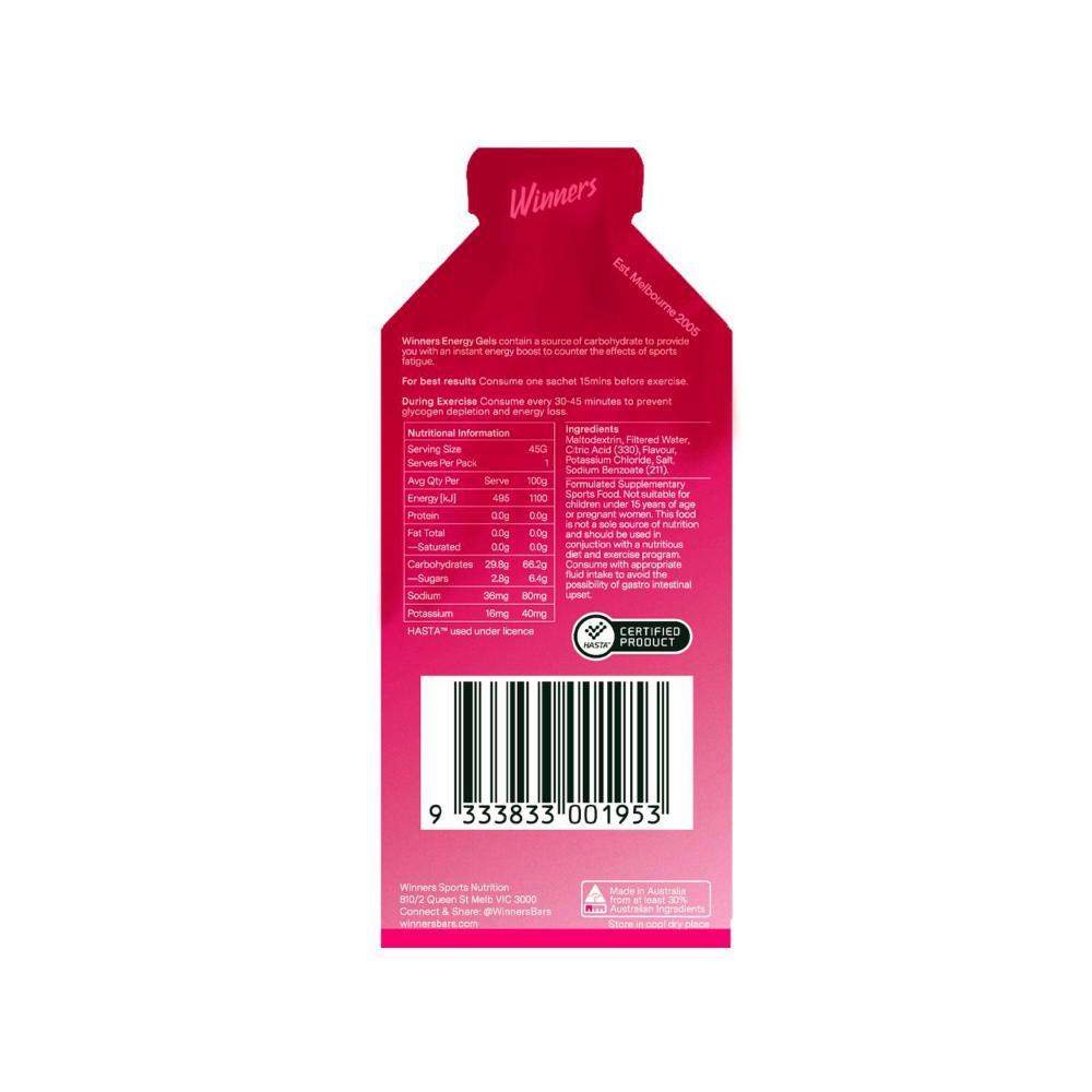 Winners Berry Burst Energy Gel - 45g