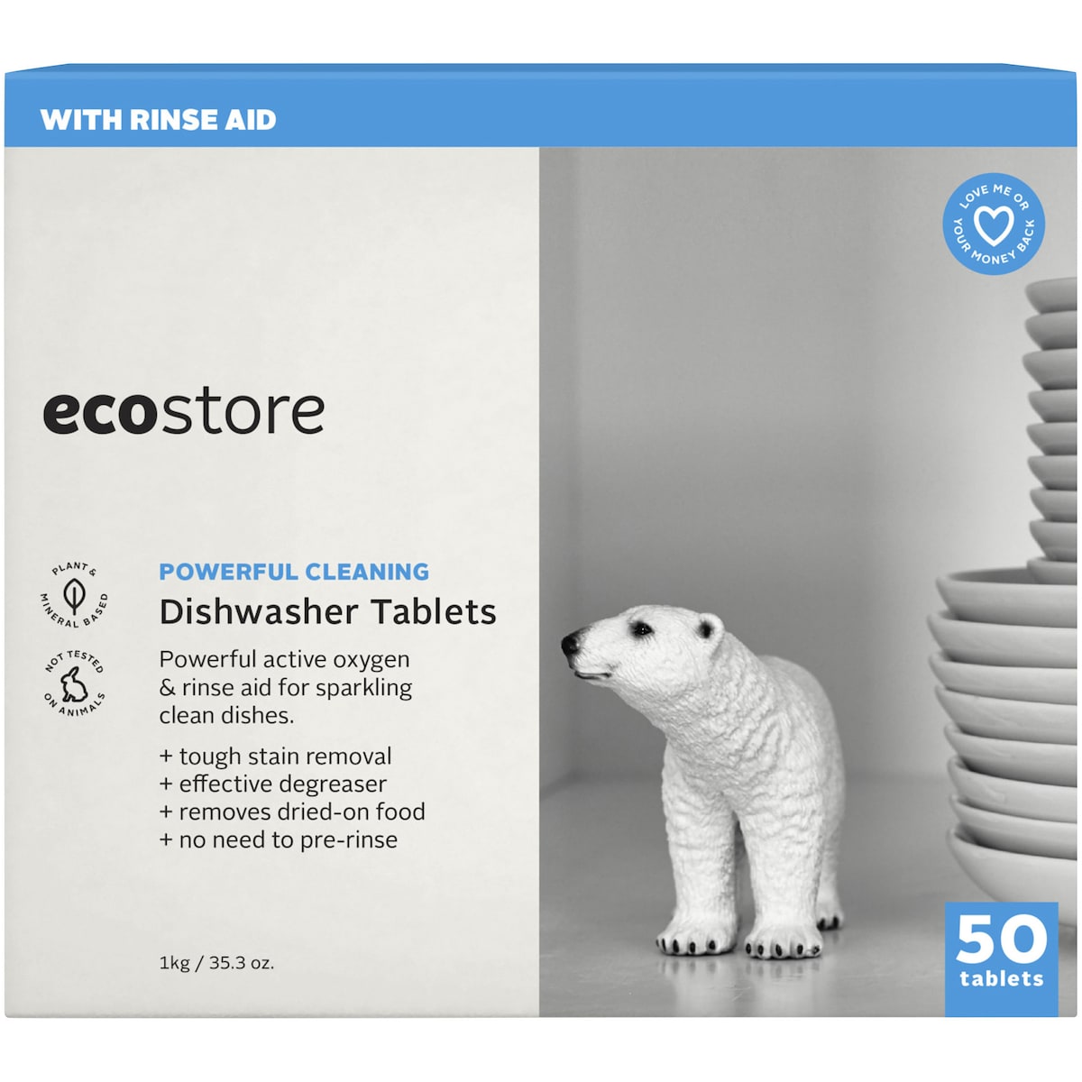 Ecostore Dishwasher Tablets Fragrance Free 50 pack