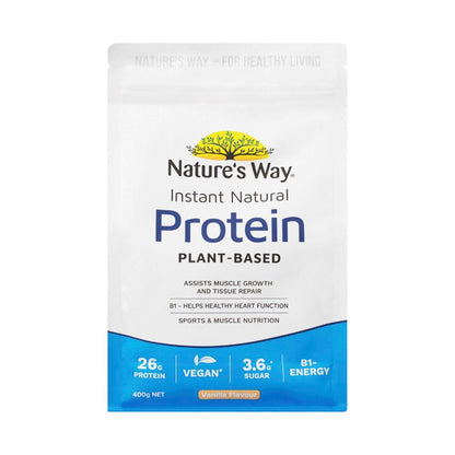 Nature's Way Instant Natural Protein Plant-based Vanilla - 400g