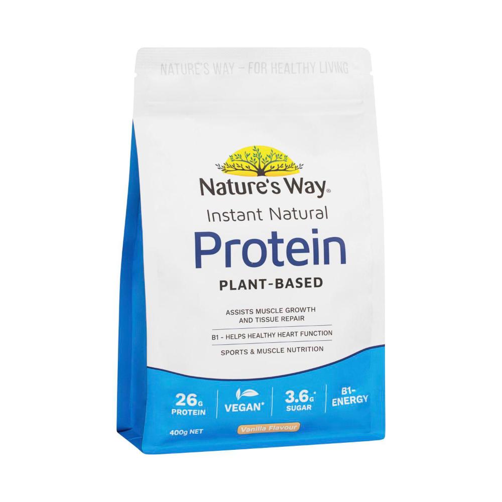 Nature's Way Instant Natural Protein Plant-based Vanilla - 400g