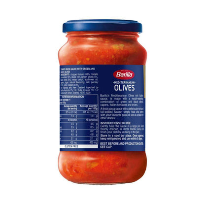 Barilla Pasta Sauce Mediterranean Olives - 400g