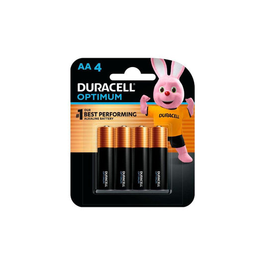 Duracell Optimum AA Alkaline Batteries - 4 Pack