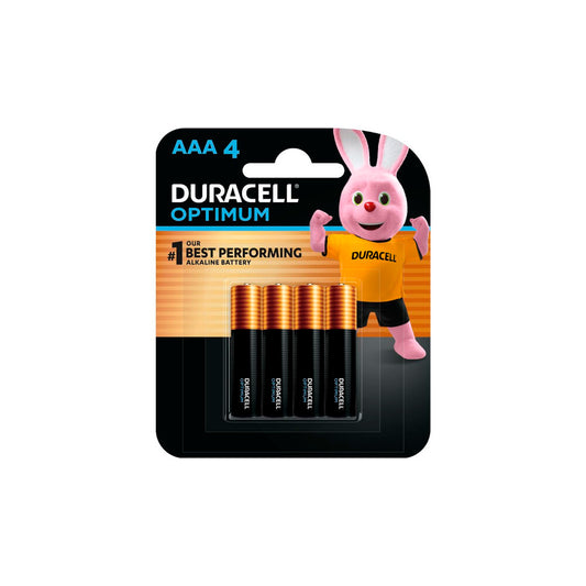 Duracell Optimum AAA Alkaline Batteries - 4 Pack