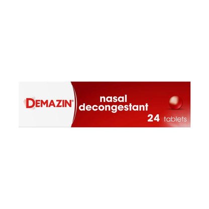 Demazin Nasal Decongestant Tablet - 24 pack