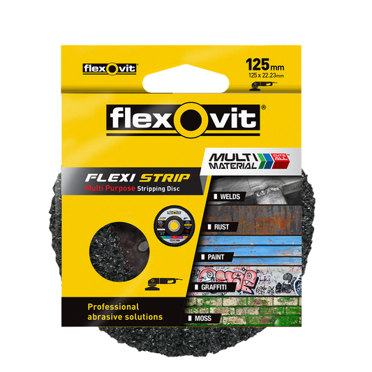Flexovit 125mm Multi Purpose Flexi Strip Disc