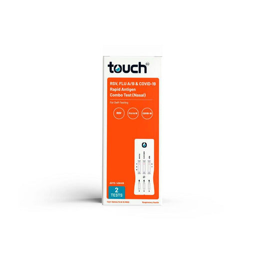 Touchbio 3 In 1 Home Test Kit Rsv- Flu A&b- Covid 19 - 2 pack